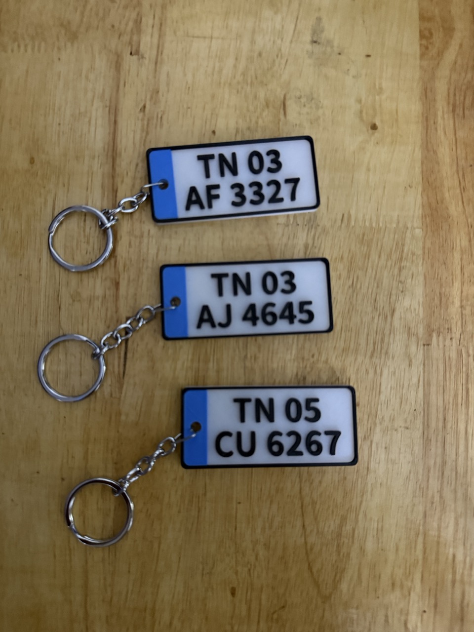 Numberplate Keychain - Image 1