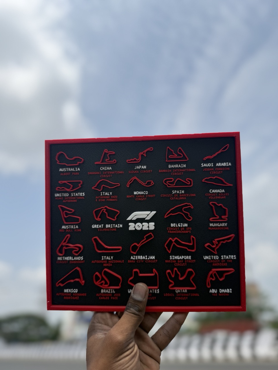 F1 2025 Calendar - Image 1