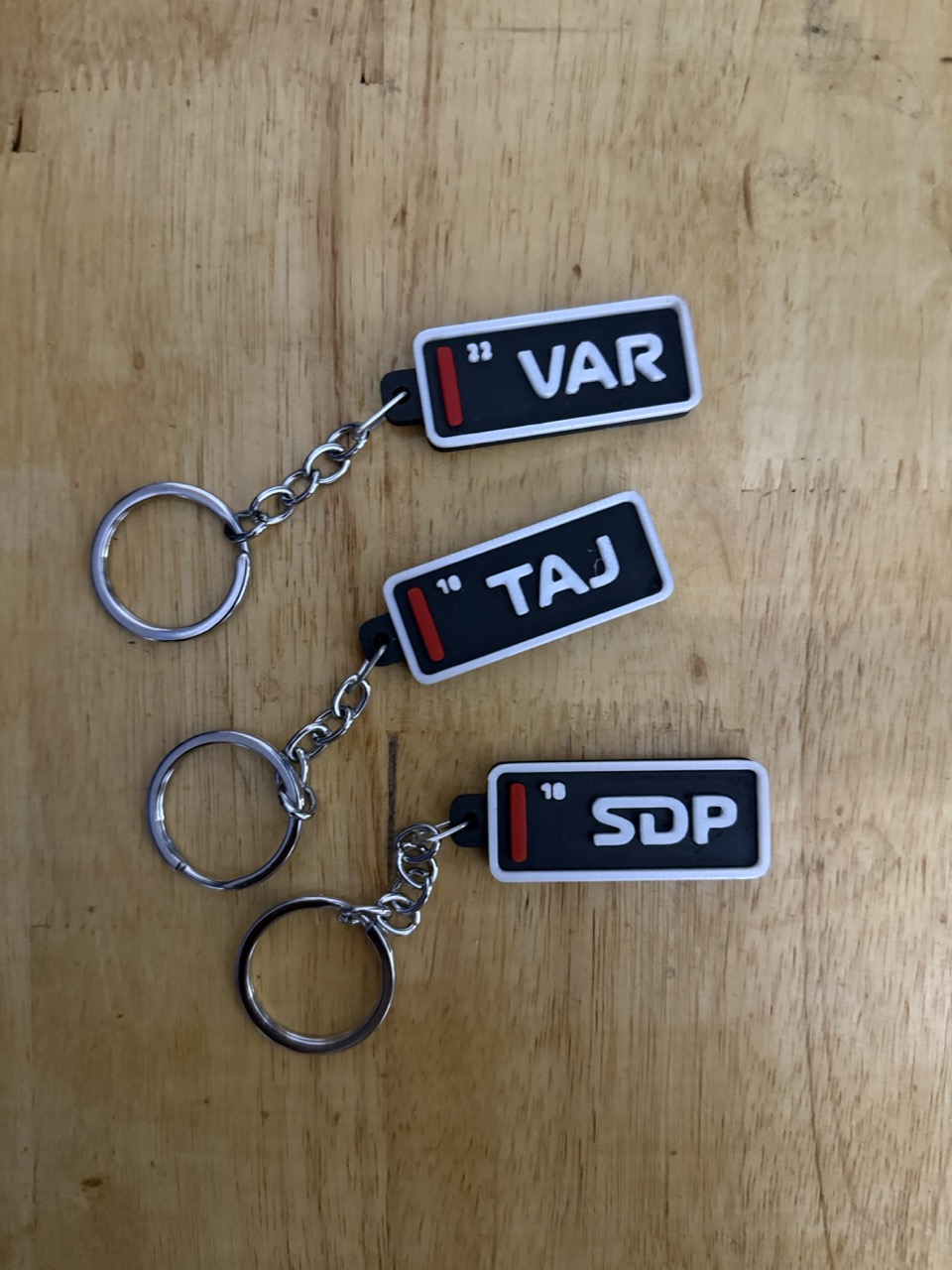 F1 Name Keychain - Image 1